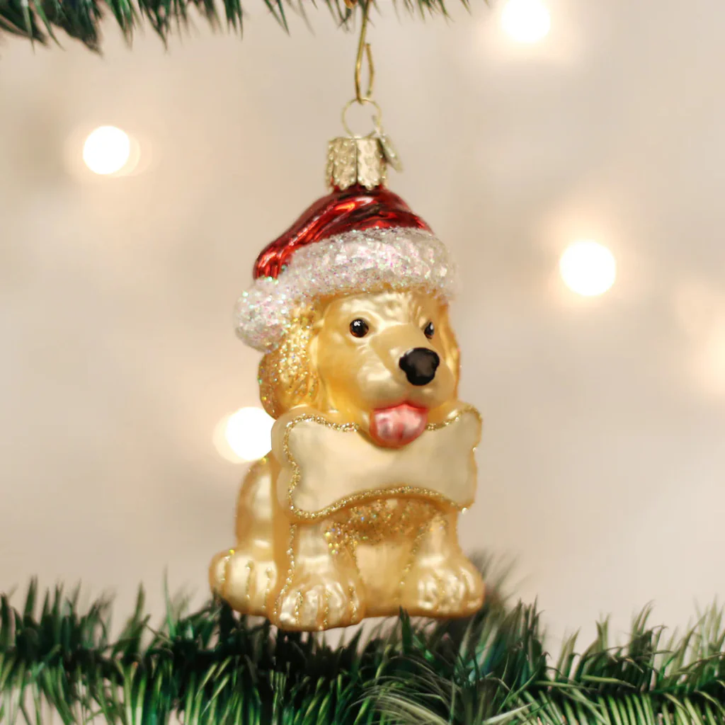 Old World Christmas : Jolly Pup Ornament - Image 2