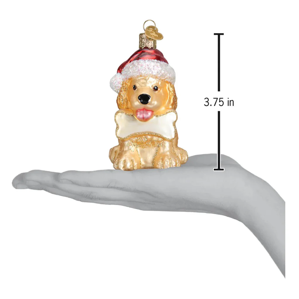 Old World Christmas : Jolly Pup Ornament - Image 3