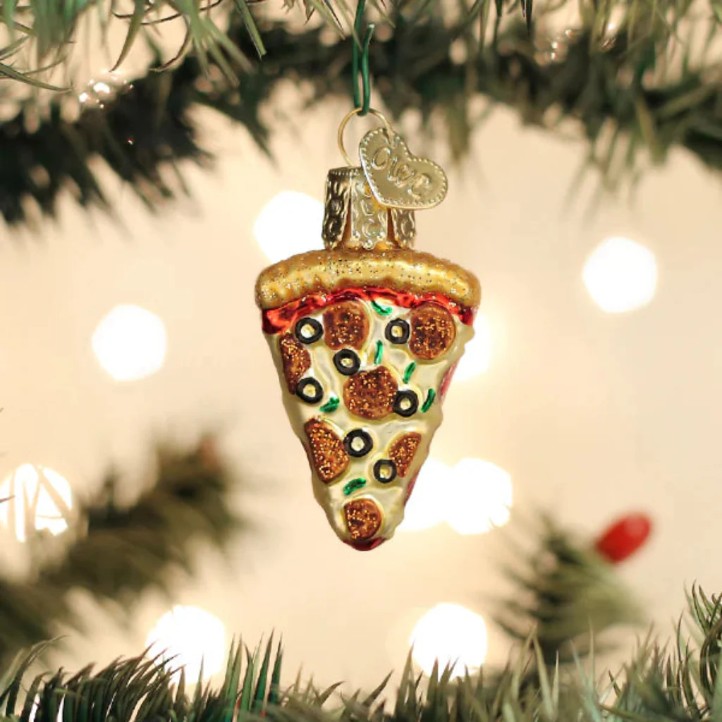 Old World Christmas : Mini Pizza Slice Ornament