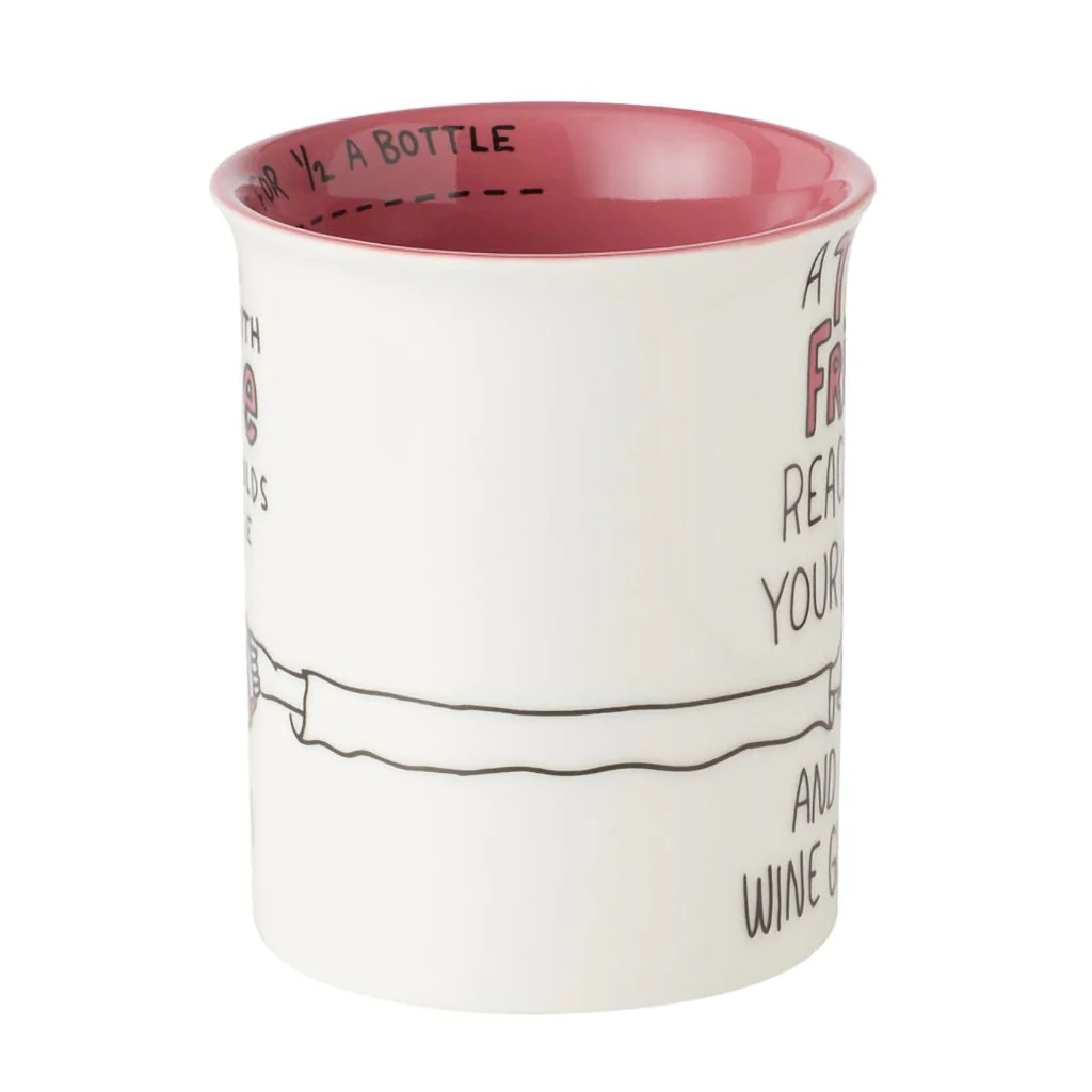 Our Name Is Mud : True Friend Wine Mug - Image 4