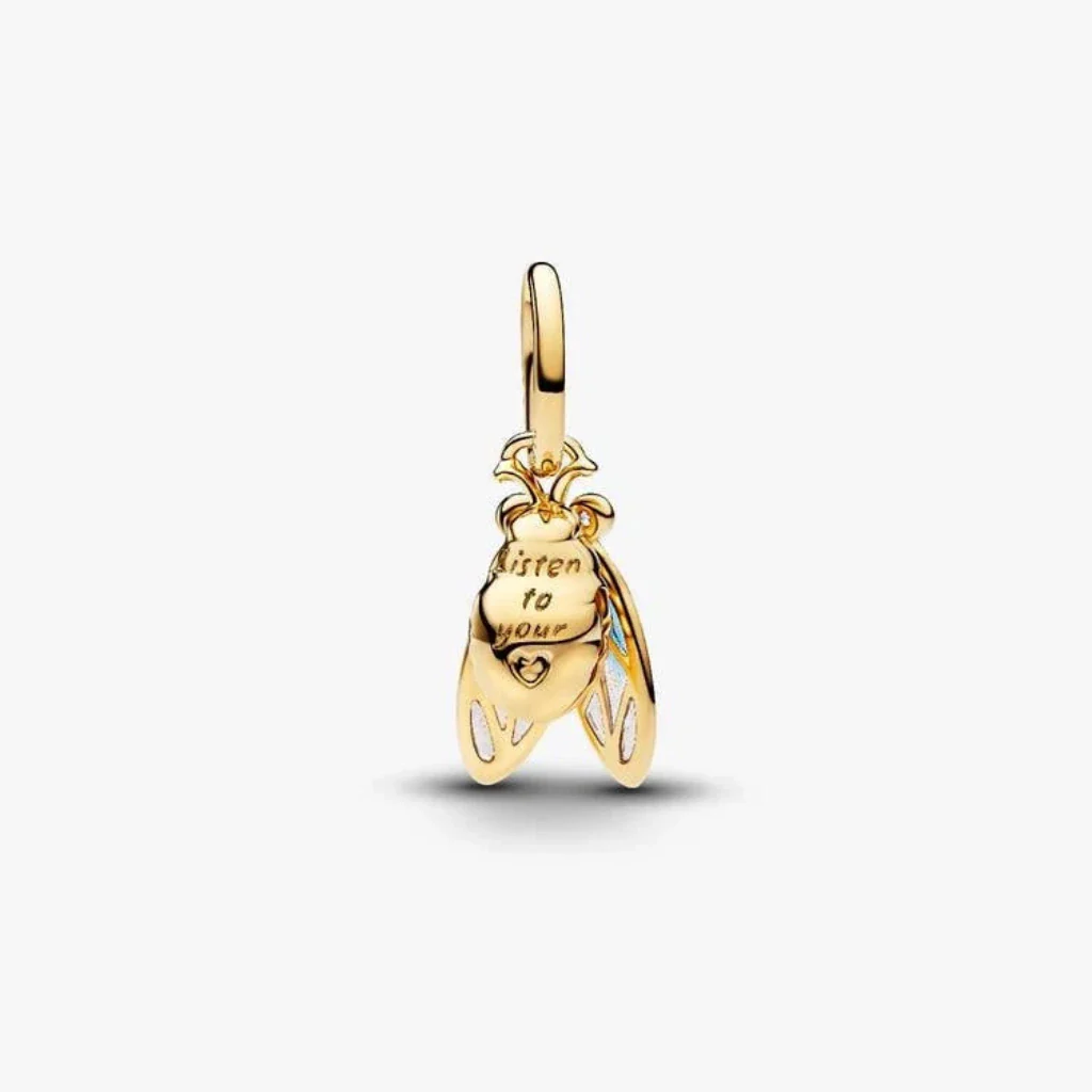PANDORA : Cicada Dangle Charm - Gold - Image 2