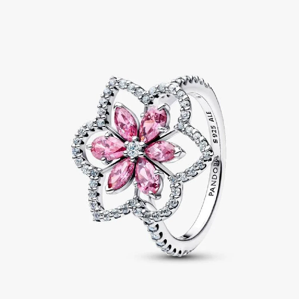 Pandora : Double Flower Cocktail Ring