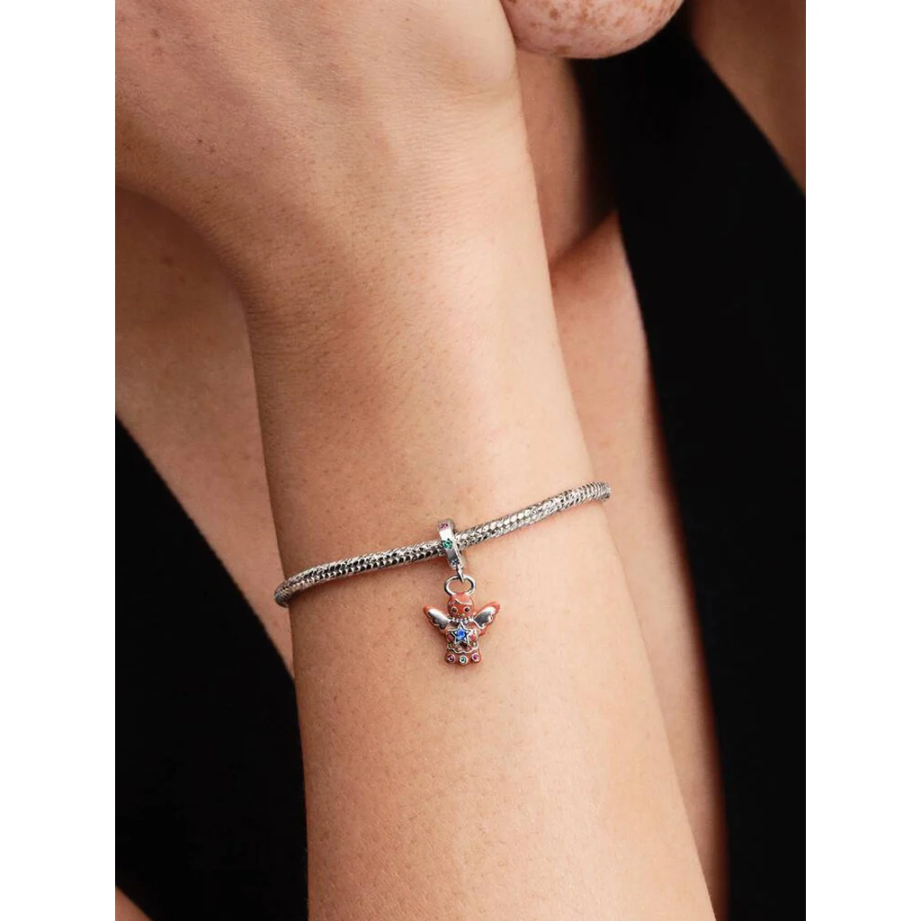 PANDORA : Gingerbread Angel Dangle Charm - Image 3