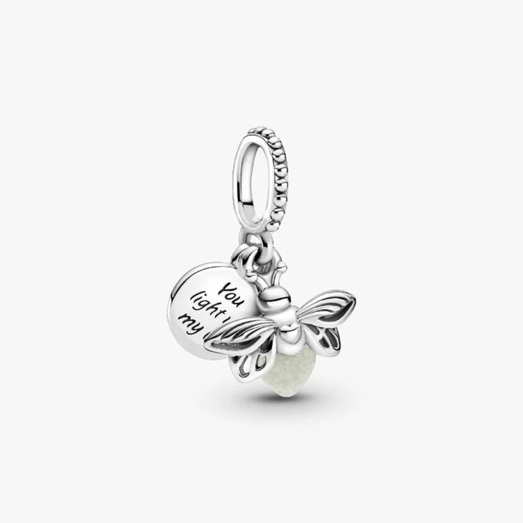 PANDORA : Glow-in-the-dark Firefly Dangle Charm