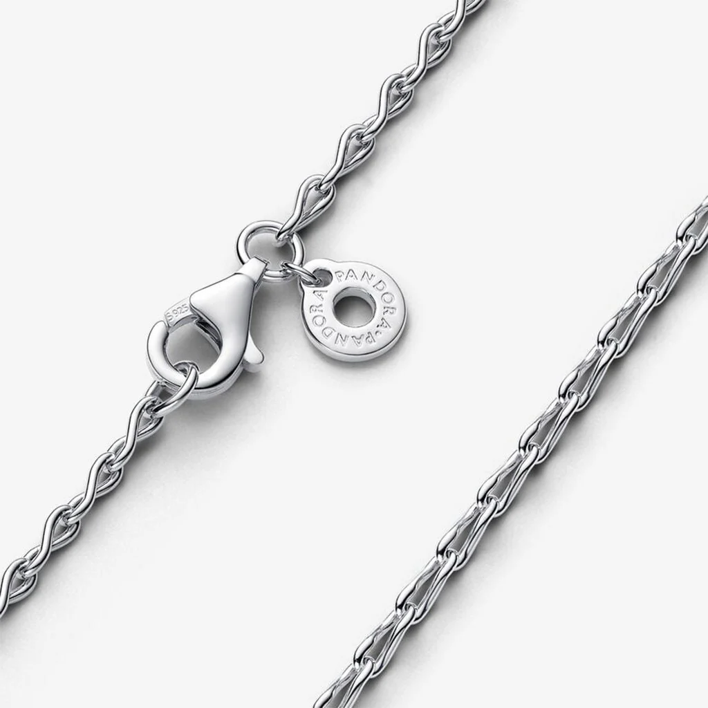 PANDORA : Infinity Chain Necklace - Sterling Silver - Image 5