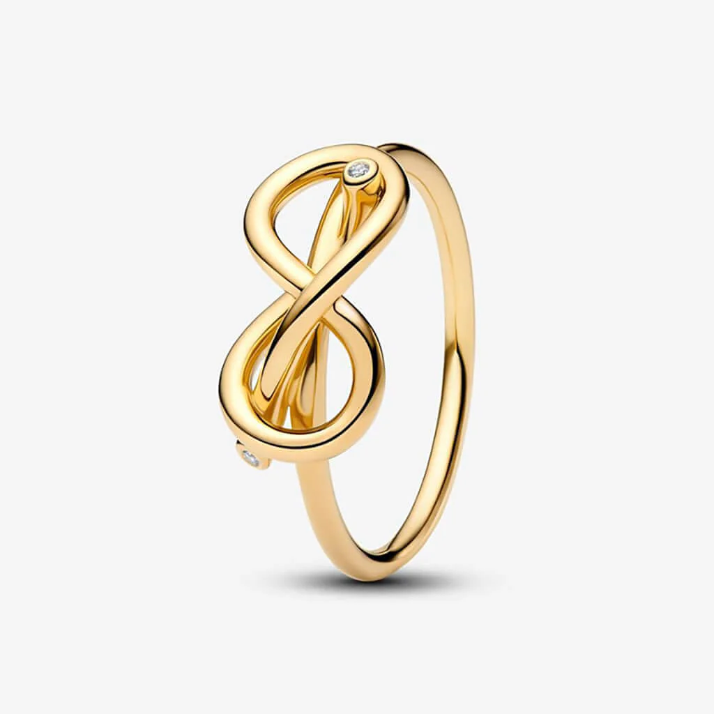 PANDORA : Infinity Knot Ring - Gold