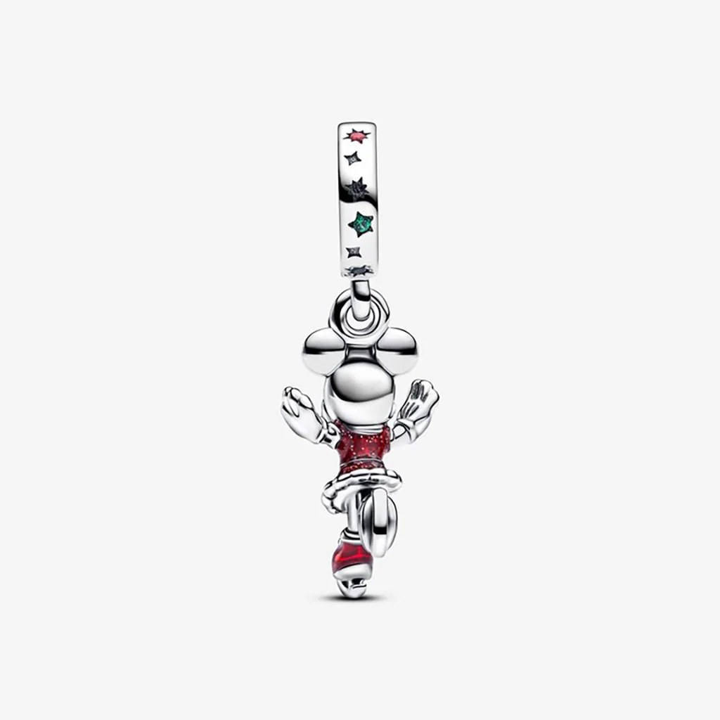 PANDORA : Minnie Mouse Ice Skating Dangle Charm - Image 3