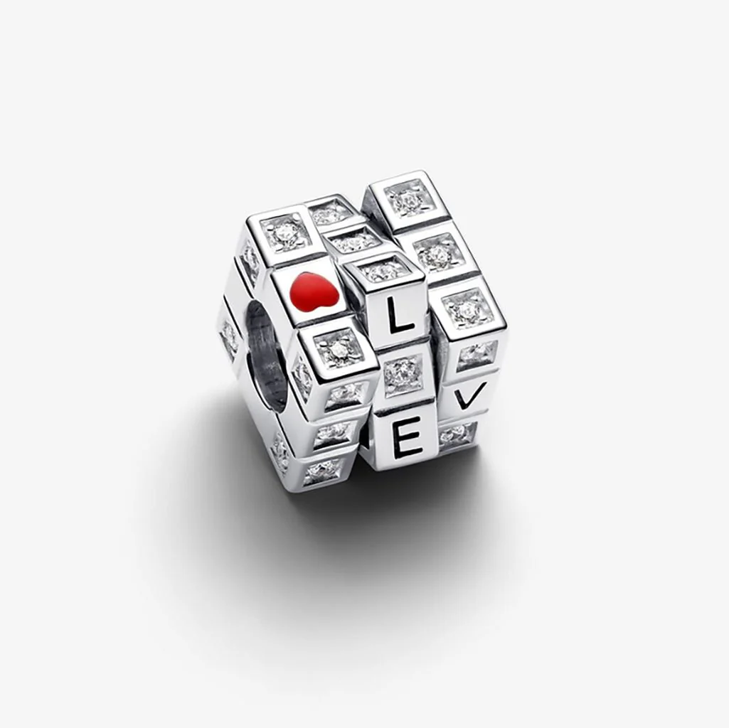 PANDORA : Moveable Toy Cube Charm - Image 2