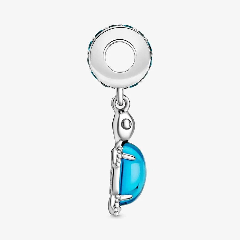 PANDORA : Murano Glass Sea Turtle Dangle Charm - Image 4