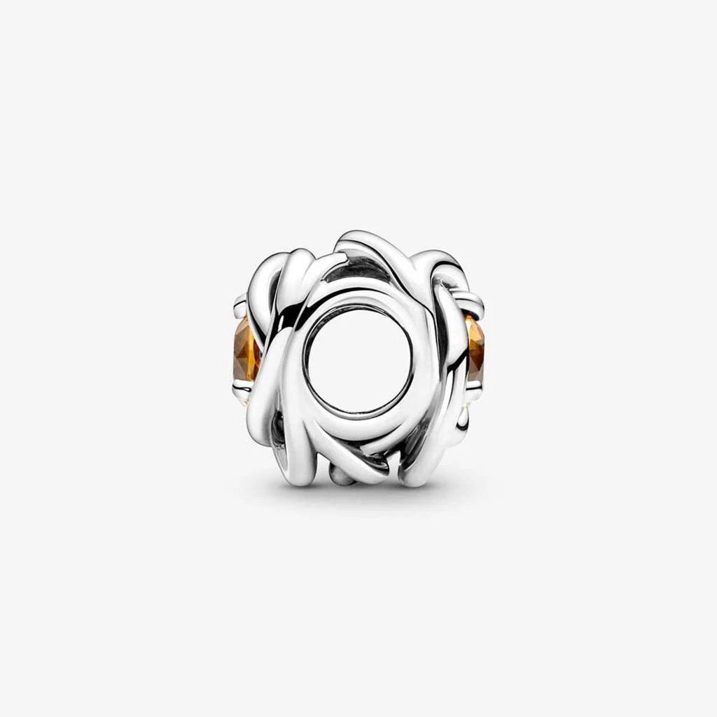 PANDORA : November Circle Charm - Honey Eternity - Image 3