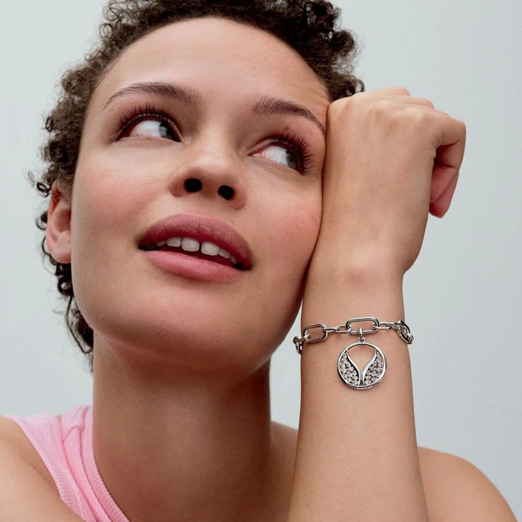 PANDORA : Pandora ME Wings Oversized Medallion Charm - Image 4