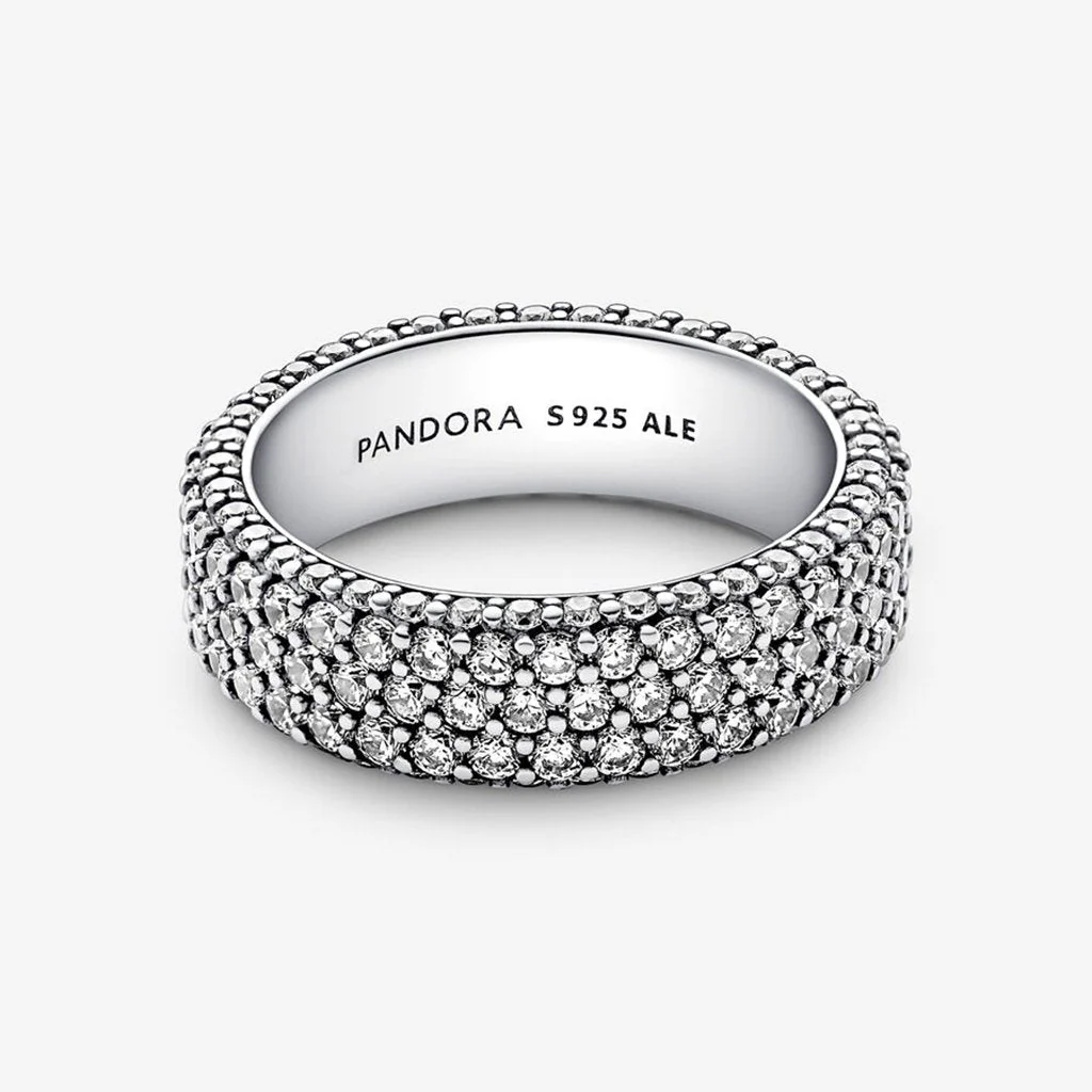 PANDORA : Pandora Timeless Pavé Triple-row Ring - Image 4