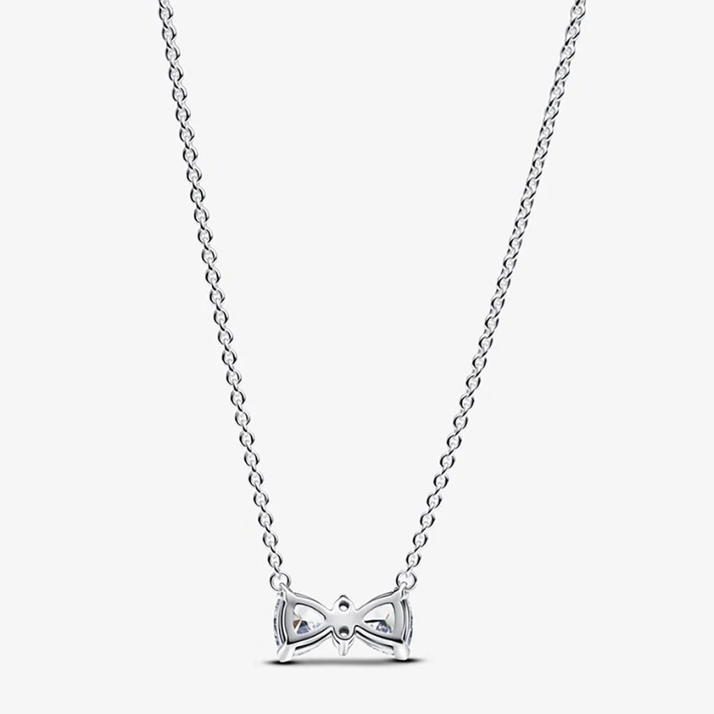 PANDORA : Sparkling Bow Necklace - Image 5