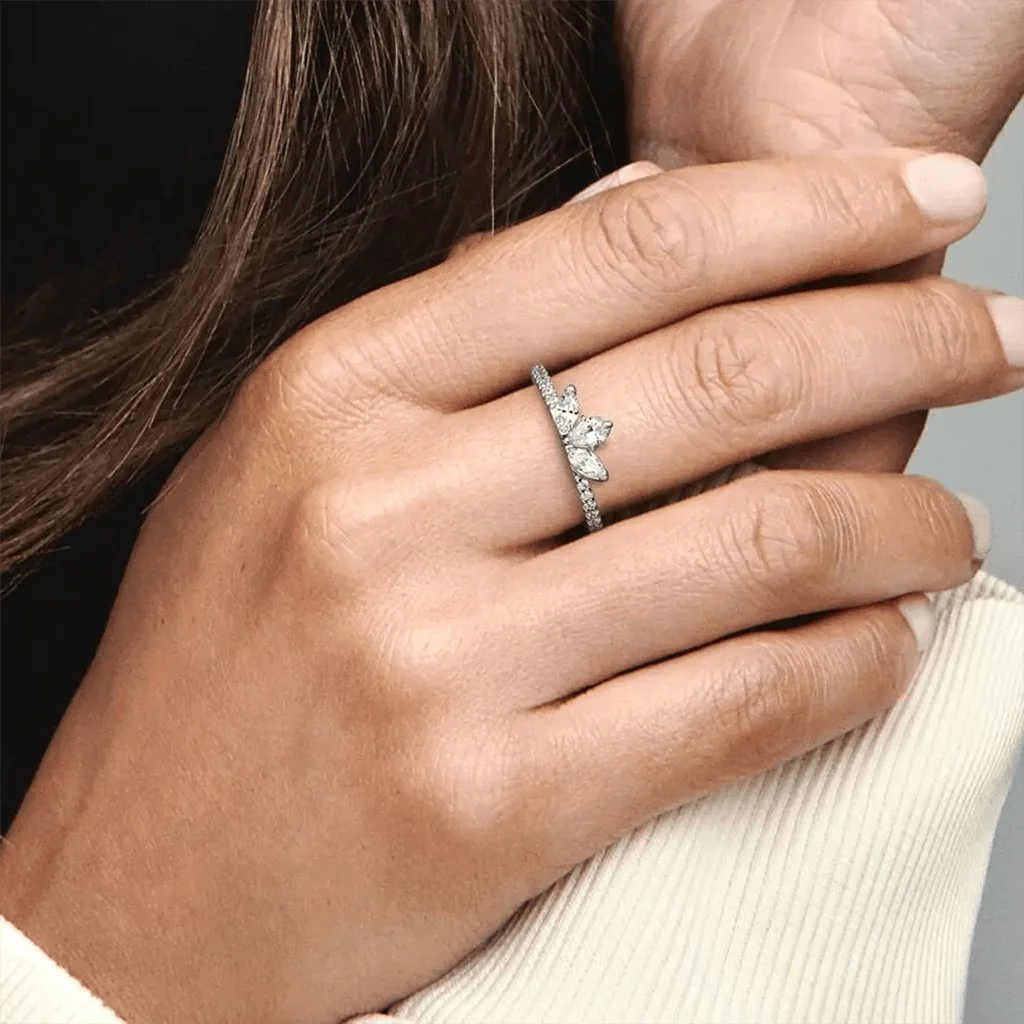 PANDORA : Sparkling Herbarium Cluster Ring - Image 2