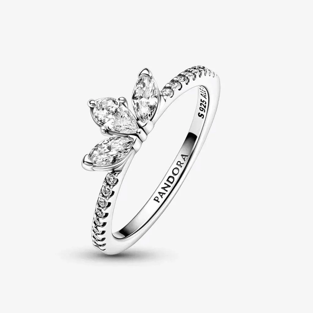 PANDORA : Sparkling Herbarium Cluster Ring - Image 4