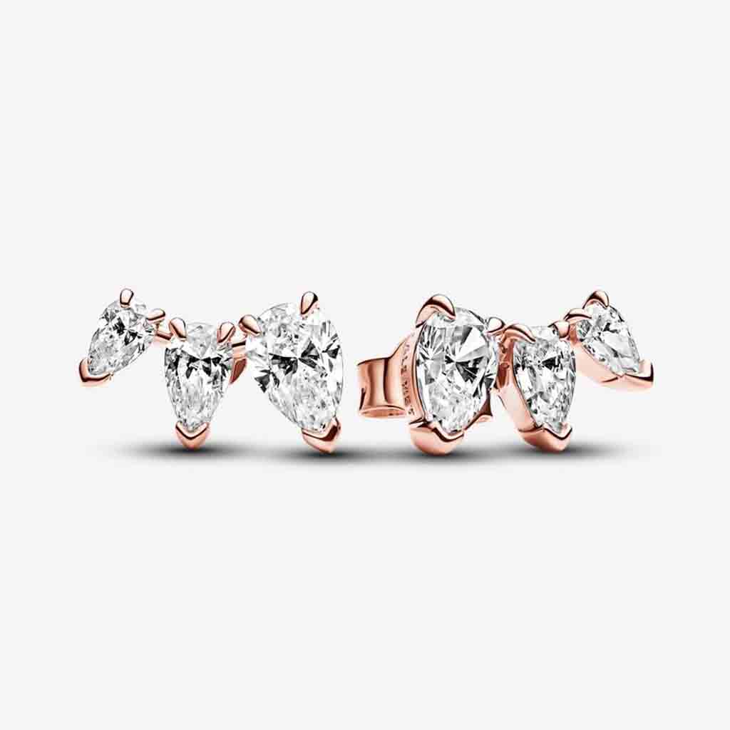 PANDORA : Sparkling Pear Stud Earrings