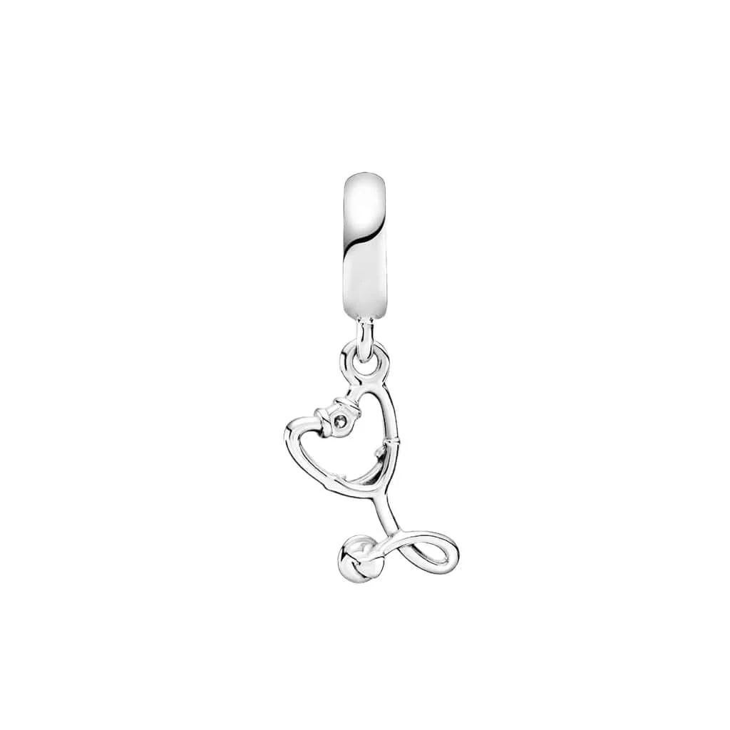 PANDORA : Stethoscope Heart Dangle Charm