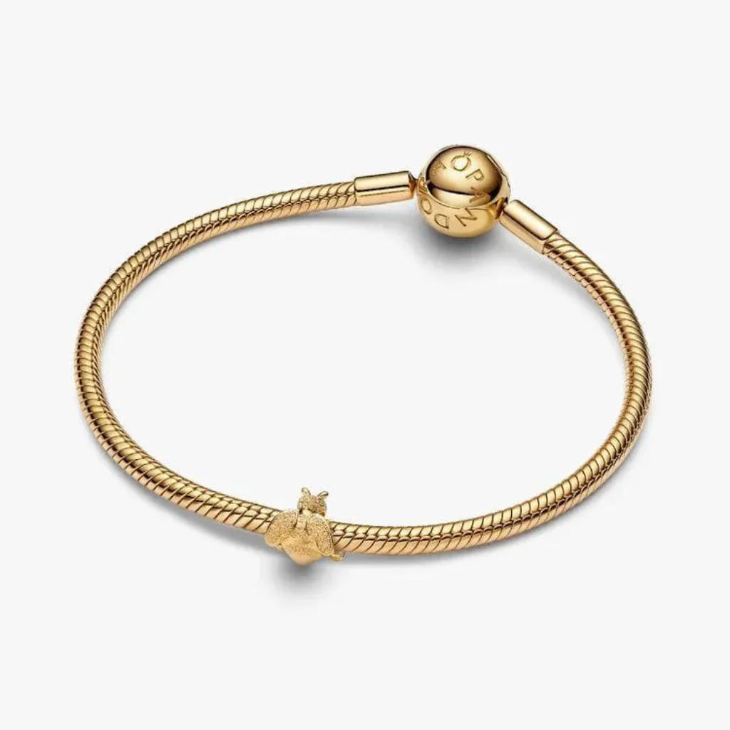 Pandora : Textured Bee Mini Charm - Image 3