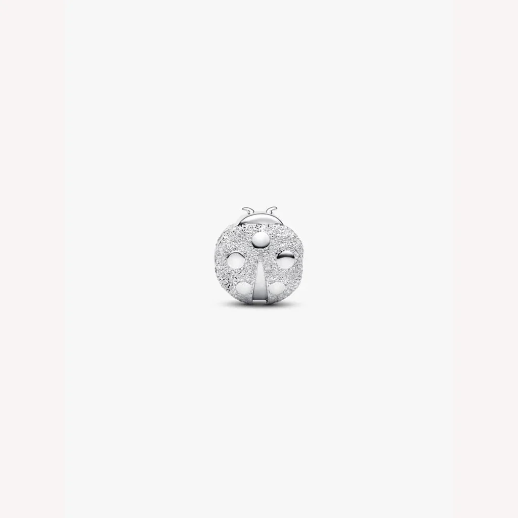 Pandora : Textured Ladybird Mini Charm - Image 2