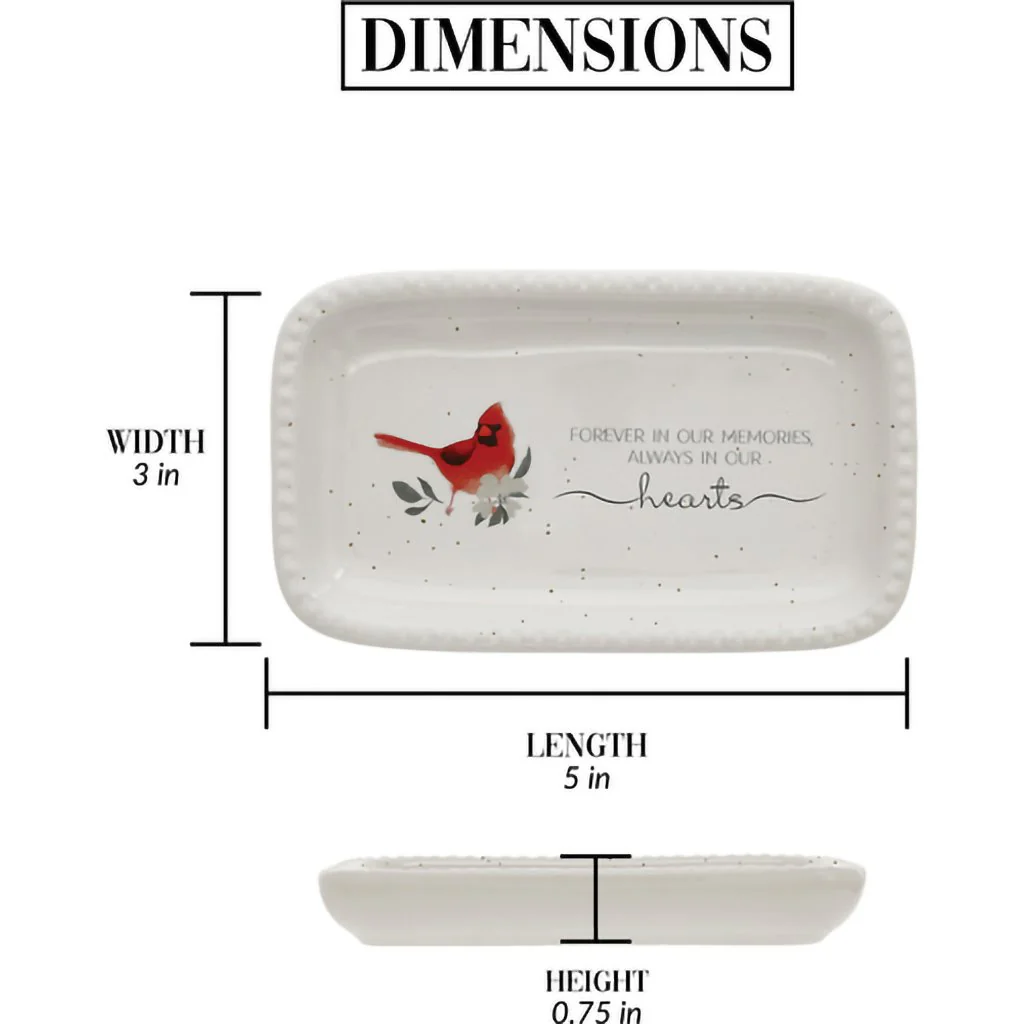 Pavilion Gift Co : In Our Hearts - 5" x 3" Keepsake Dish - Image 5