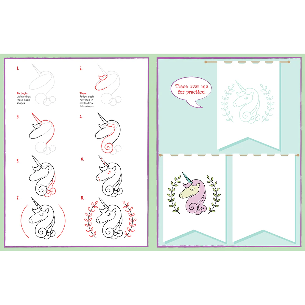 Peter Pauper Press : Learn to Draw - Unicorns, Mermaids & More! - Image 2