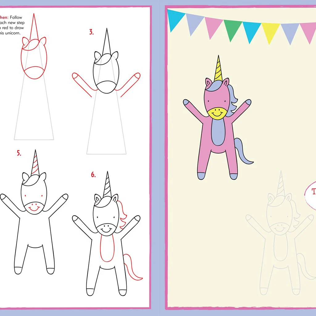 Peter Pauper Press : Learn to Draw - Unicorns, Mermaids & More! - Image 4