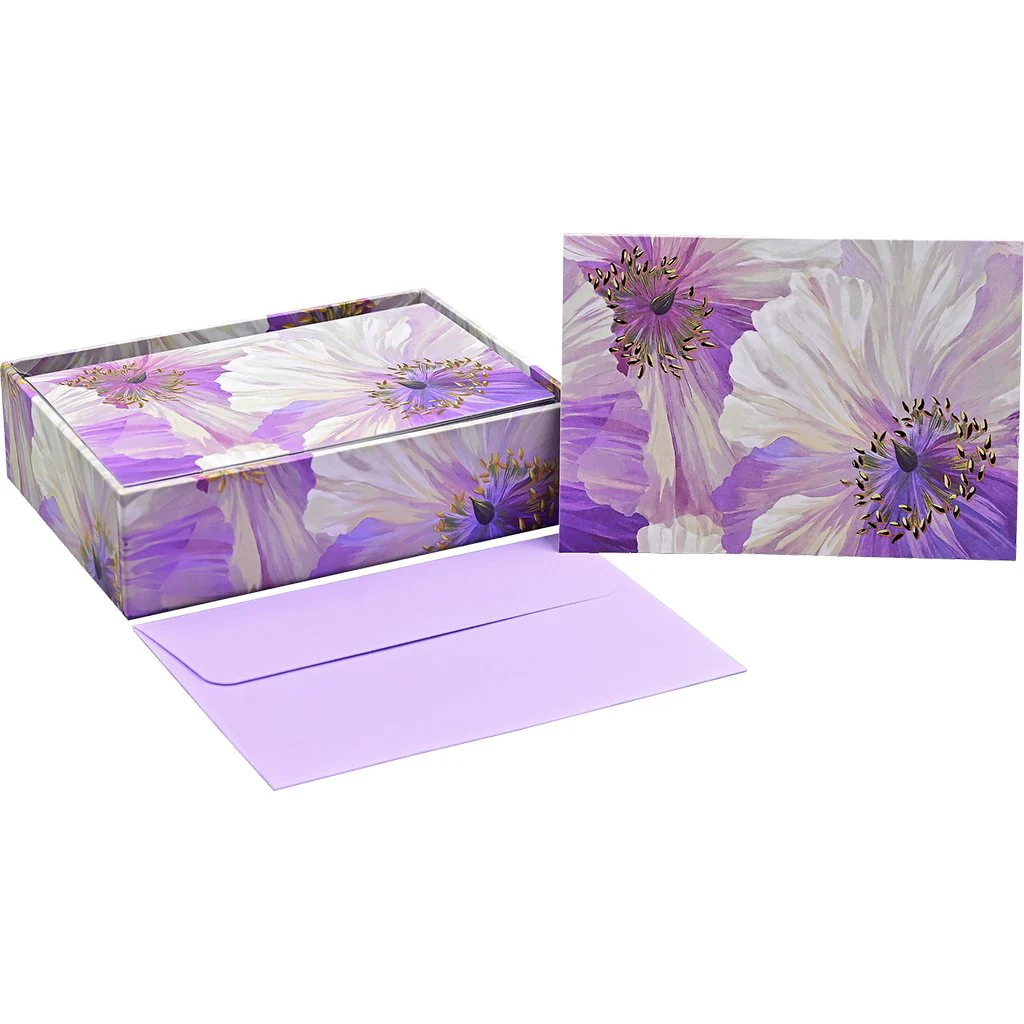 Peter Pauper Press : Note Cards - Poppies in Bloom - Image 3