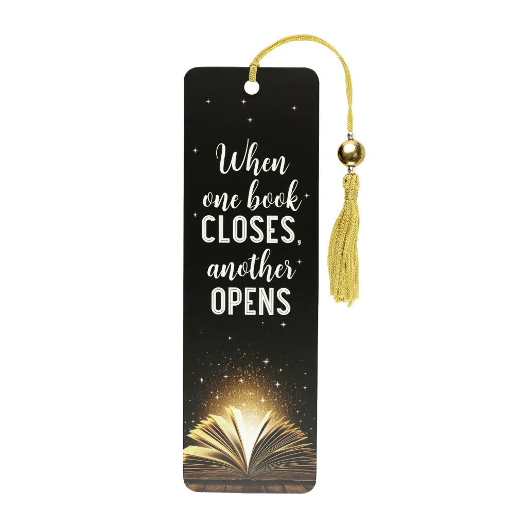Peter Pauper Press : When One Book Closes Beaded Bookmark