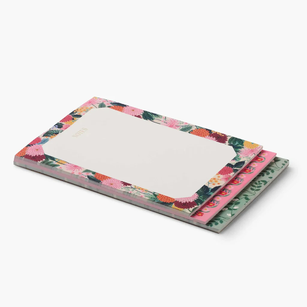Rifle Paper Co : Dahlia Tiered Notepad - Image 4