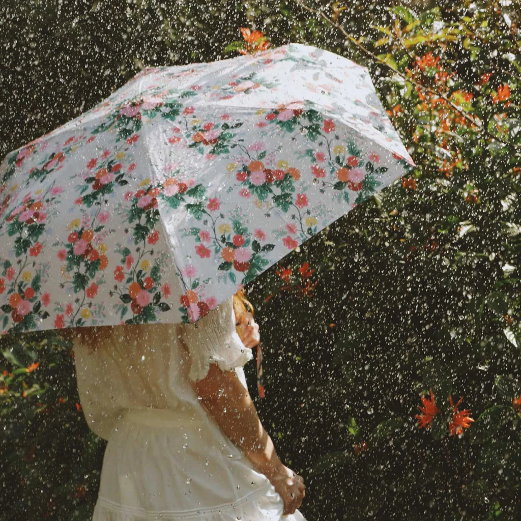 Rifle Paper Co : Dahlia Umbrella - Image 2