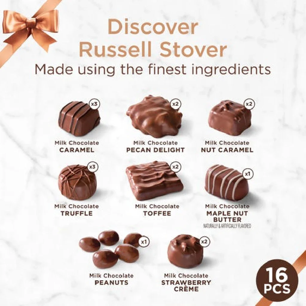Russell Stover : Milk Chocolate Assortment - Image 4