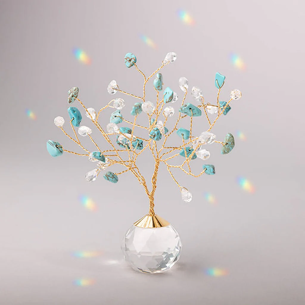 Scout Curated Wears : Suncatcher Turquoise Gold - Tree of Life
