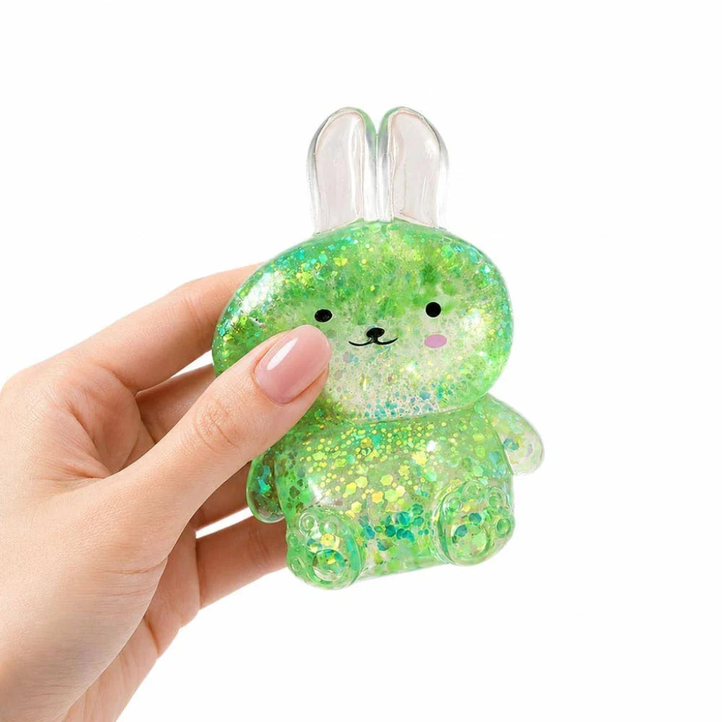Sensibling : Glitter Bunny Squishy Stress Toy - Image 3