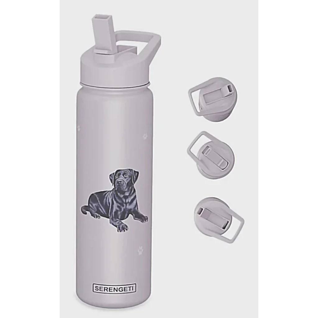 Serengeti : Black Labrador 24 oz Water Bottle - Image 2
