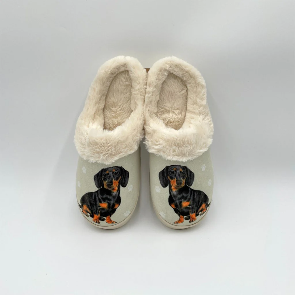 Snuggs : Dachshund Black - Slippers