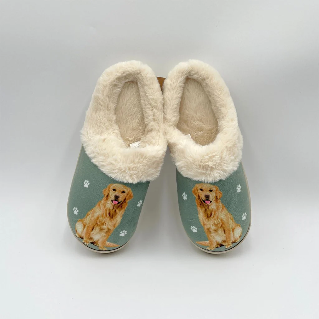 Snuggs : Golden Retriever Slippers