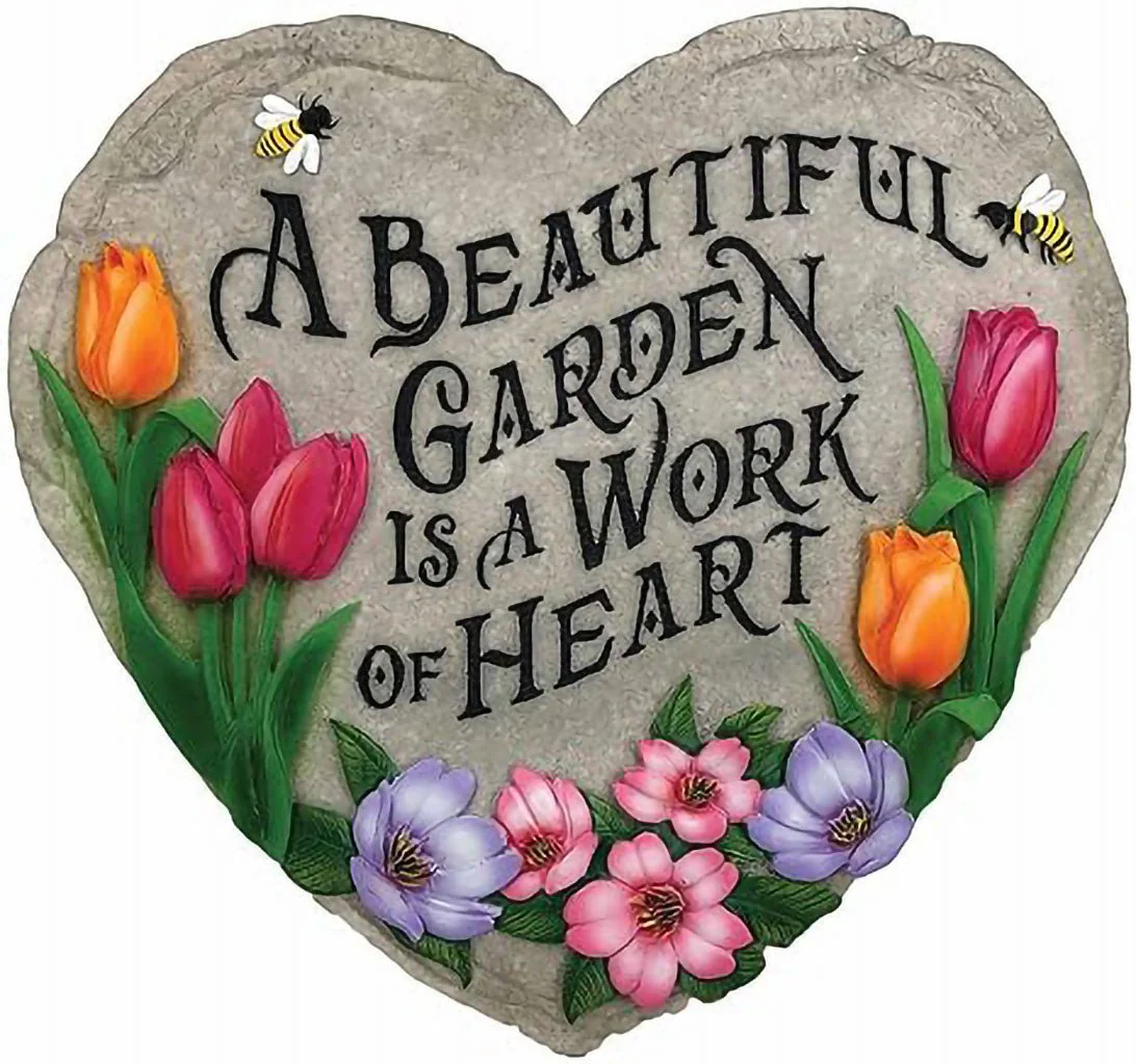 Spoontiques : Beautiful Garden Stepping Stone