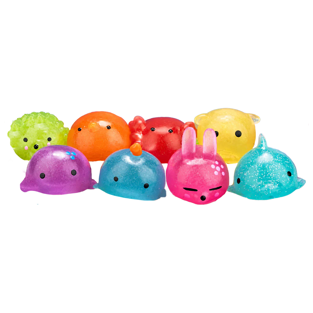 KAWAII SLIME COMPANY : JUMBO Glitter Mochi Squishy Toy - Assorted No Choice