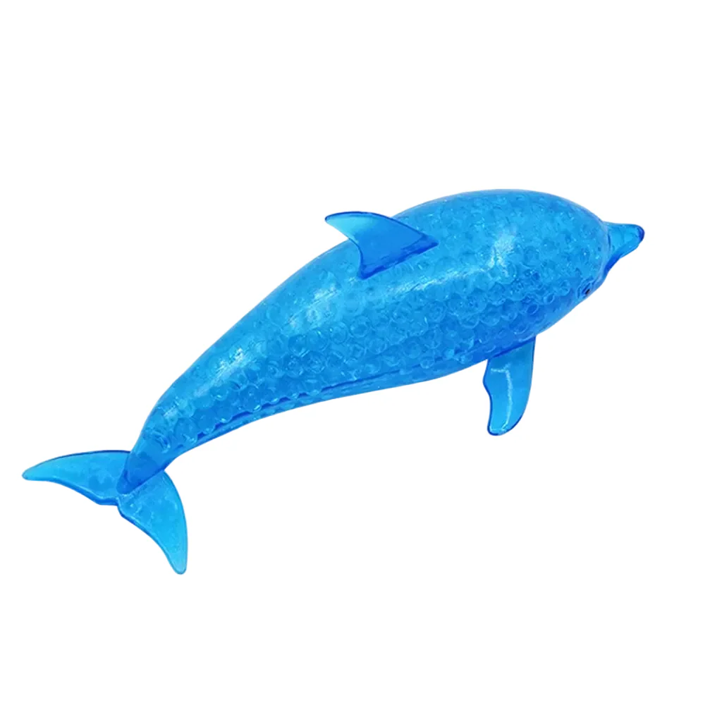 LA LUNA BELLA : 7" Bead Dolphin Squeezy