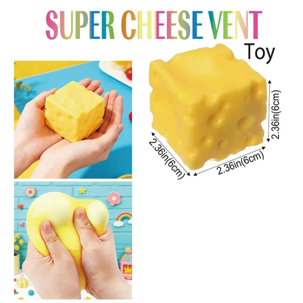 PUKA CREATION : Cheese Vent Toy - Image 2
