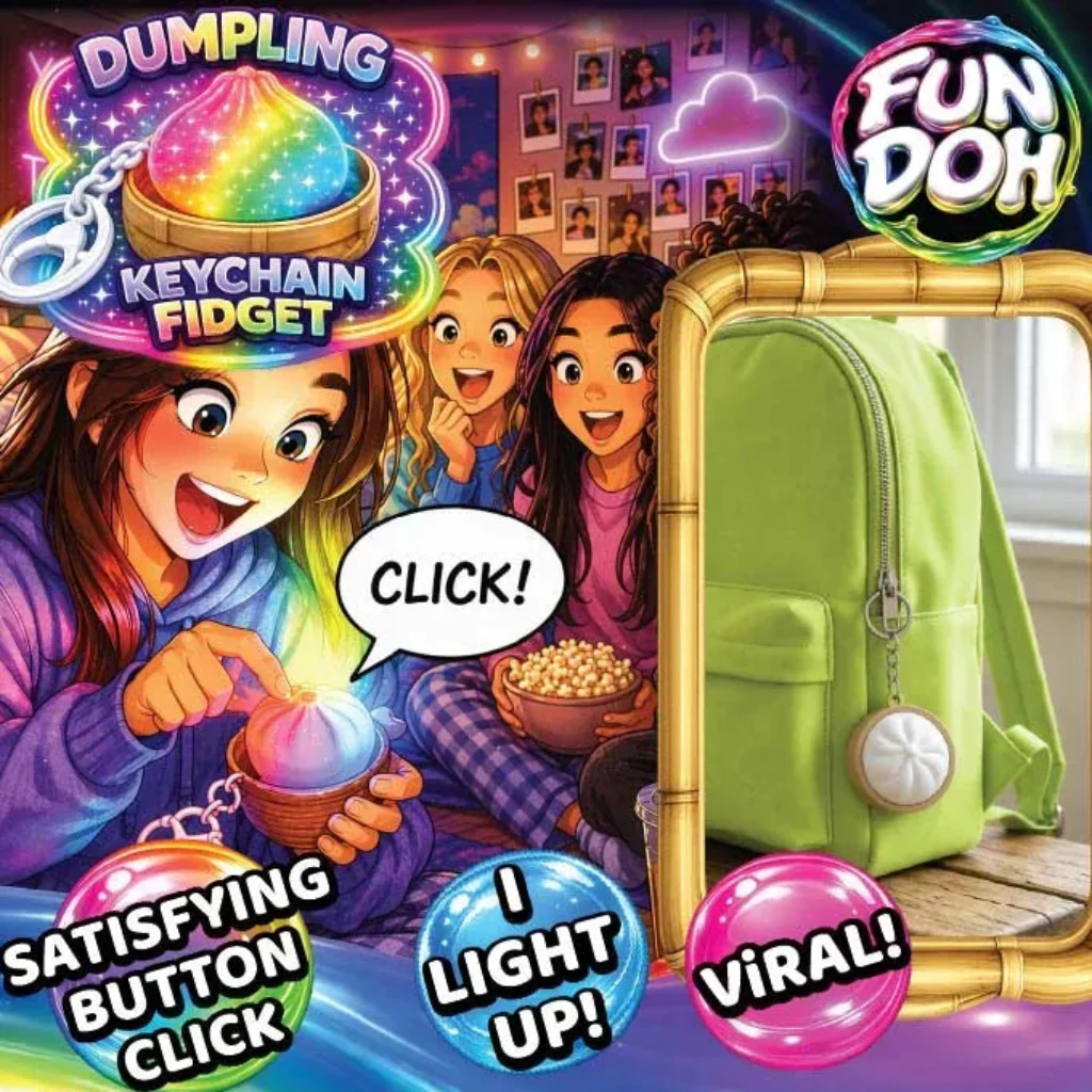 NOVELTY INC : Dumpling Light Up Keychain - Image 3