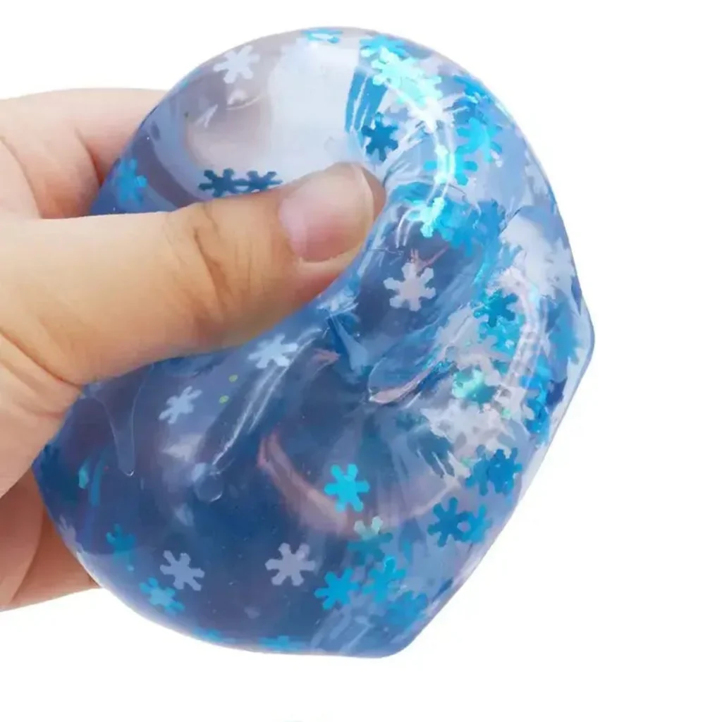 PUKA CREATIONS : Snowflake Squeez Cube - Clear - Image 2