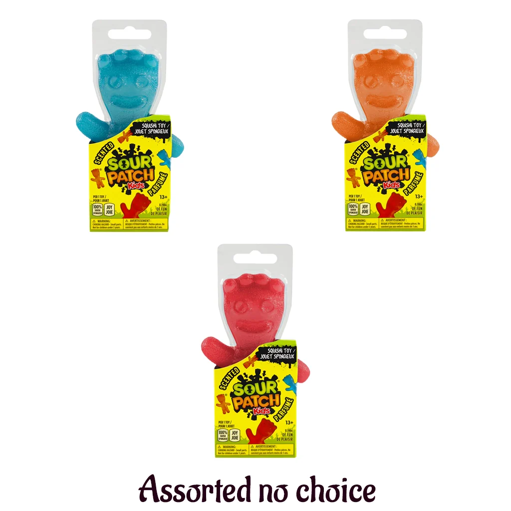 Squishy Toys : Sour Patch Scented - Assorted no choice