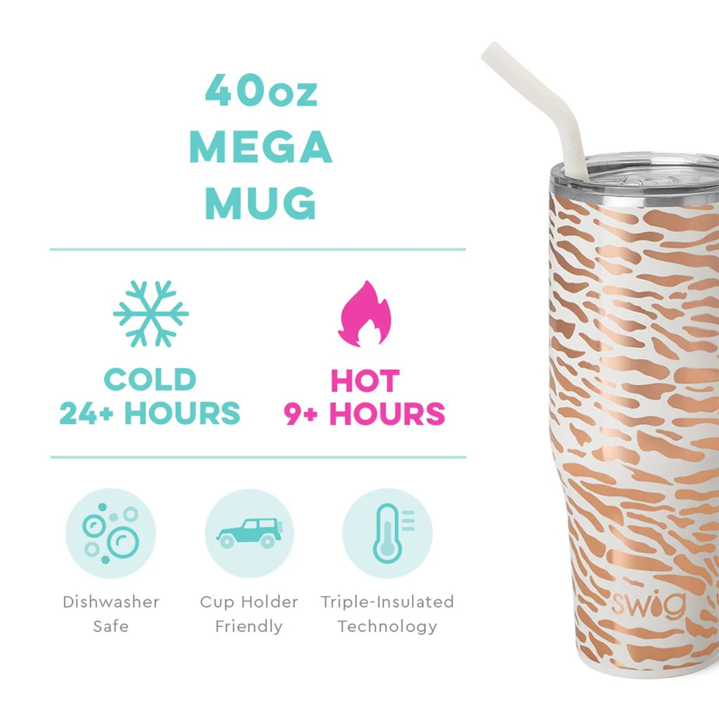 Swig : Glamazon Rose Mega Mug (40oz) - Image 2