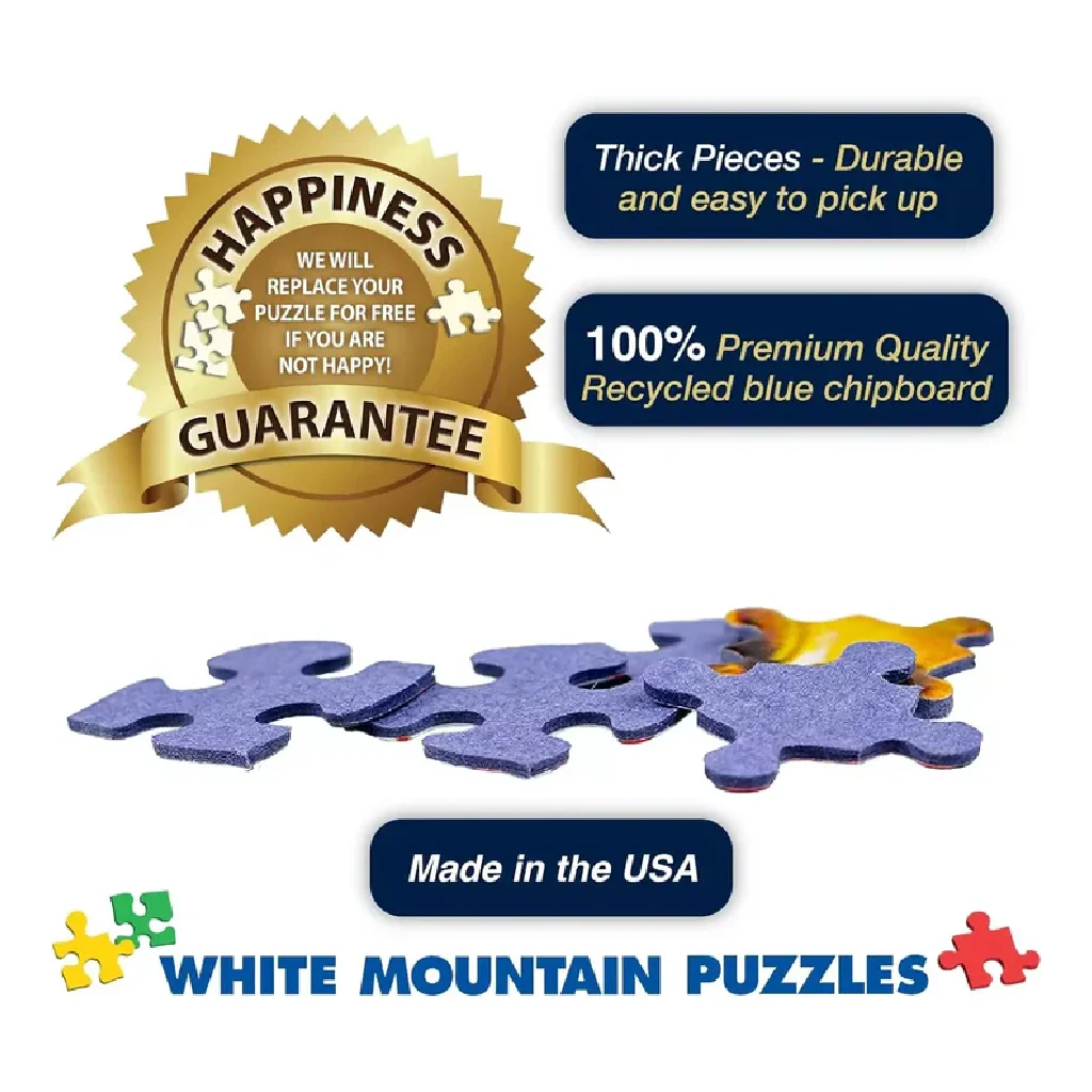 White Mountain Puzzles : The Little Book Shop Jigsaw Puzzle - Image 3