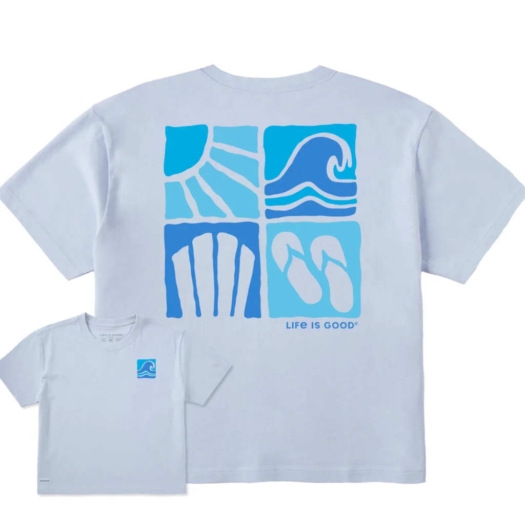 Life Is Good : Women's Summer Days Crusher T-Shirt
