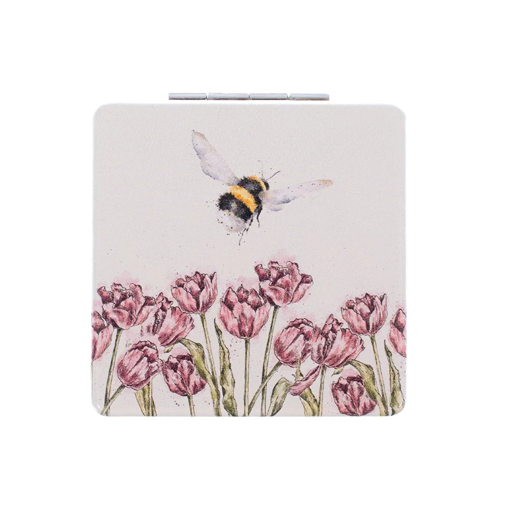 Wrendale Designs : Bee Compact Mirror - Flight of the Bumblebee