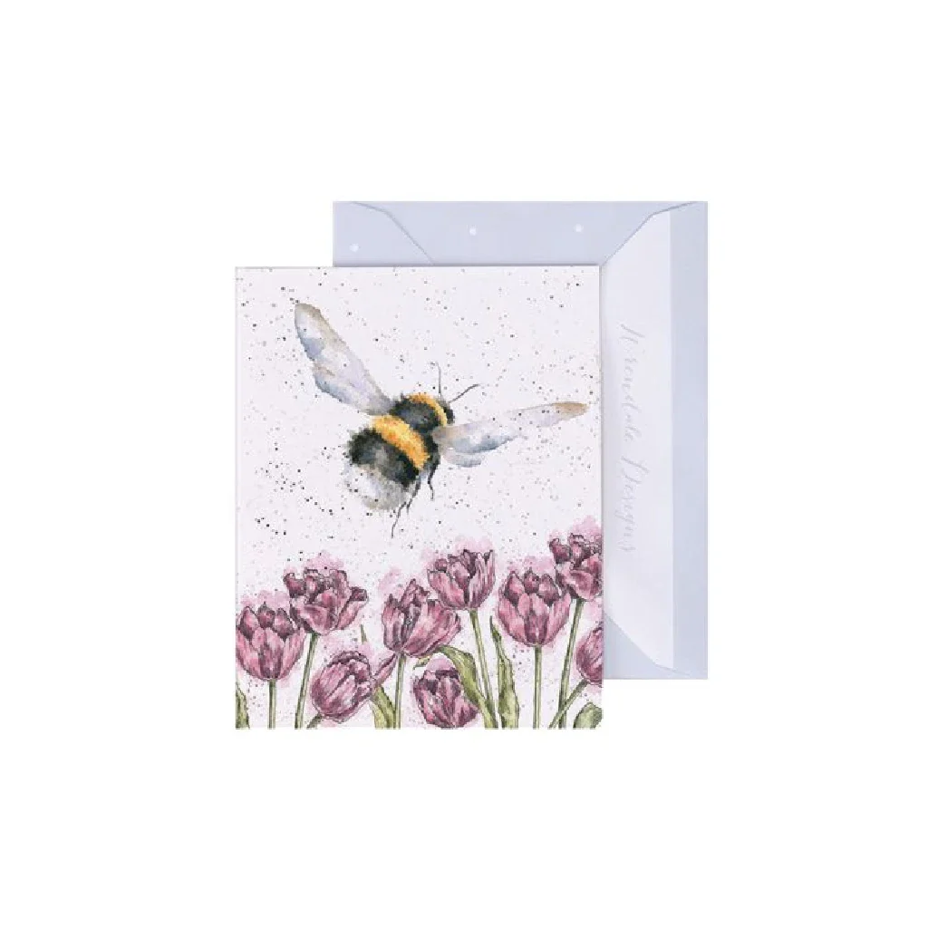 Wrendale : Flight of the Bumblebee' Bee Enclosure Card