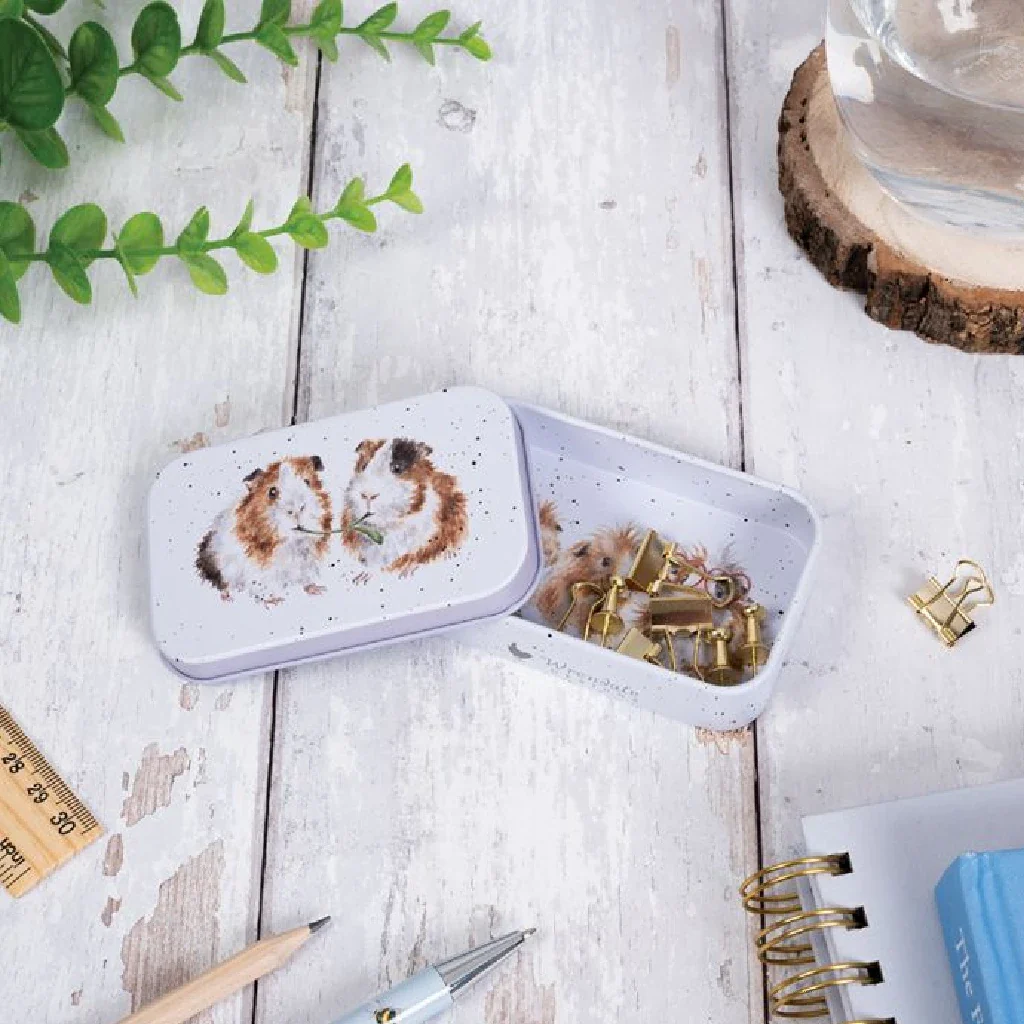 Wrendale : Lettuce Be Friends' Guinea Pig Mini Gift Tin - Image 2