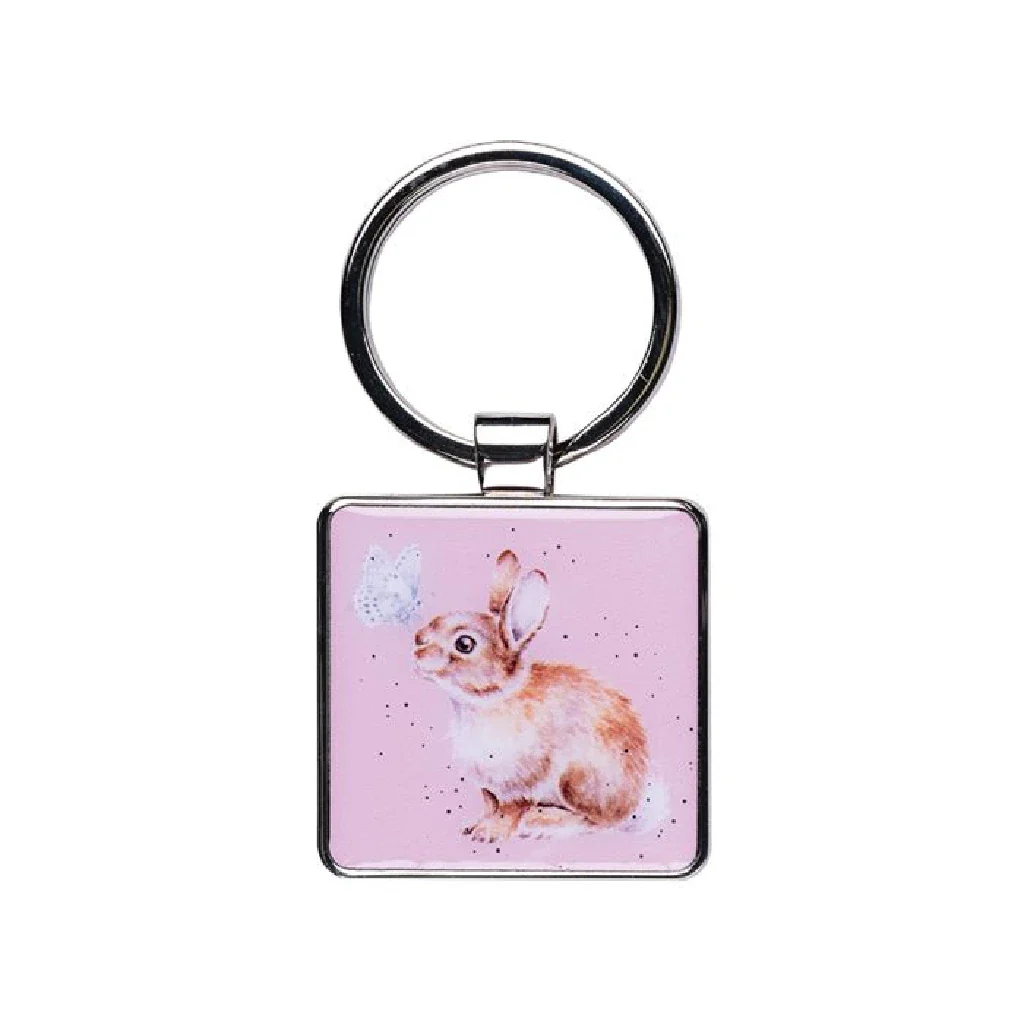 Wrendale : I Spy a Butterfly' Rabbit Keychain